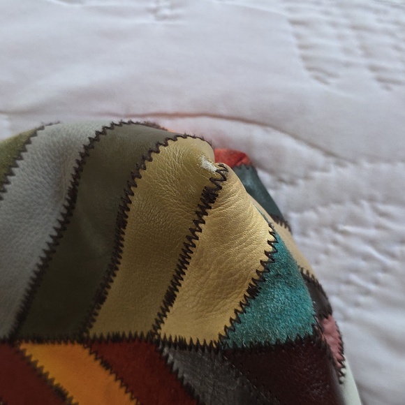 VINTAGE LEATHER LUCKY BRAND PURSE - Picture 7 of 8